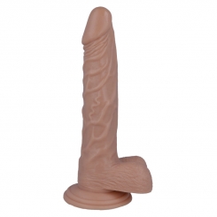 Diversia - joustava värisevä dildo  pinkki 23 cm -o- 4.3 cm