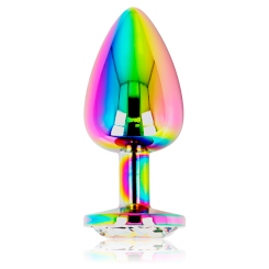 Ohmama Anal Plug Iridescent Circle -...