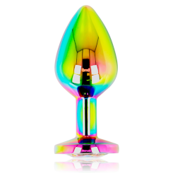 Ohmama Anal Plug Iridescent Circle -...