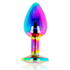 Ohmama Anal Plug Iridescent Circle -...