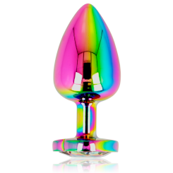 Ohmama Anal Plug Iridescent Heart -...