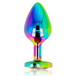 Ohmama Anal Plug Iridescent Heart -...