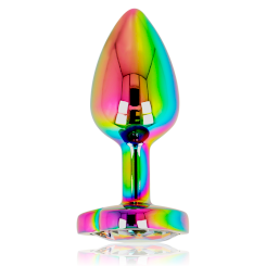 Ohmama Anal Plug Iridescent Heart -...