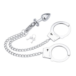 Ohmama fetish - metalli clamps with chain