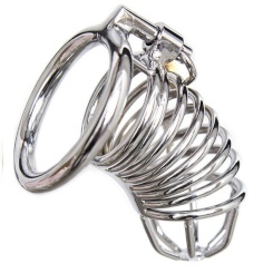 Ohmama Fetish Metal Chastity Lockable...