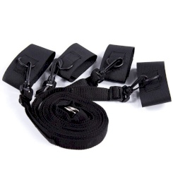 Ohmama Fetish Nylon Velcro Bed Bondage...