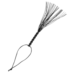 Ohmama fetish juomutettu silikoni handle flogger 22 cm 1