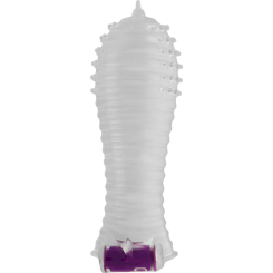 Ohmama - kuvioitu penis sheath with värisevä luotivibraattori 2