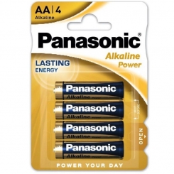 Panasonic - bronze battery aa lr6 4u