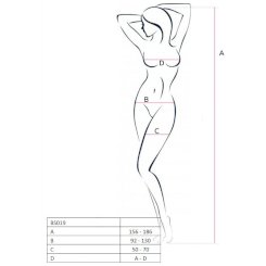 Passion Woman Bs019 Bodystocking Black...