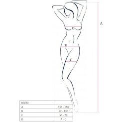 Passion Woman Bs020 Bodystocking White...