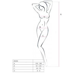 Passion Woman Bs036 Bodystocking White...