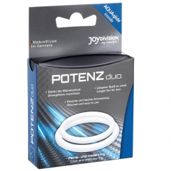 Potenz Duo Rings Medium White