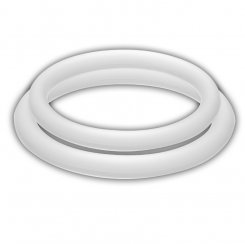 Potenz Duo Rings Medium White