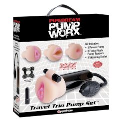 Pump worx travel trio pump set