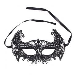 Queen Lingerie Black Mask One Size