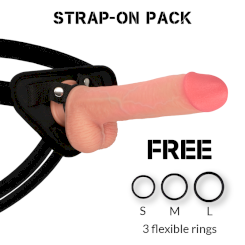 Fetish Submissive Silicone Strap-on Flesh 16cm Realistic