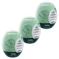 Satisfyer - 3 masturbaattori eggs bubble