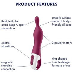 Satisfyer - amazing 1 aspot vibraattori berry 3