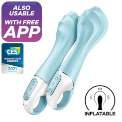 Satisfyer - g-piste flex 4+ multi vibraattori app  sininen