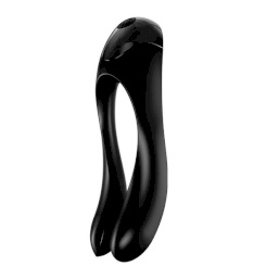 Satisfyer Candy Cane Sormivibraattori - Musta 5