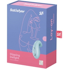 Satisfyer - dipping delight lay-on vibraattori  sininen 3