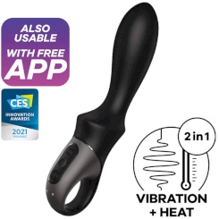 Satisfyer - hot passion anaalivibraattori app  musta