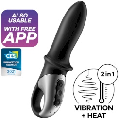 Satisfyer - rotator plugi 1+ värisevä plugi app red