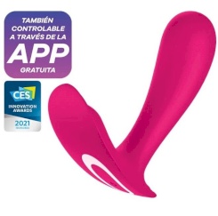 Satisfyer - vulva lover 2 air pulse stimulaattori & vibraattori  sininen