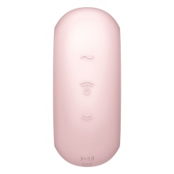 Satisfyer - pro to go 3 tupla air pulse stimulaattori & vibraattori  pinkki 3