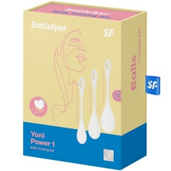 Satisfyer - yoni power 1 training setti  valkoinen 3