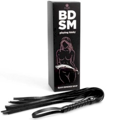 Secretplay Black Bondage Whip - Bdsm...