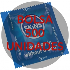 Skins - condom natural bag 500