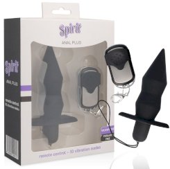 Spirit Anal Plug Remote Control Black