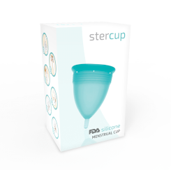 Stercup - fda silikoni kuukuppi aquamarine -  -  l 2