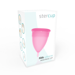 Stercup - fda silikoni kuukuppi  pinkki -  -  l 2