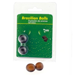 Taloka - 5 brazilian balls mansikka intimate gel