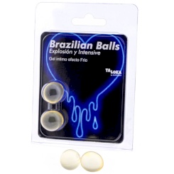 Taloka - 5 brazilian balls mansikka & suklaa intimate gel