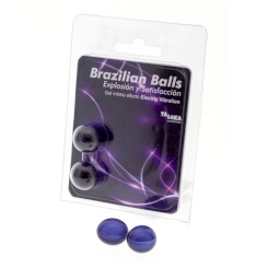 Taloka - 2 brazilian balls suklaa intimate gel