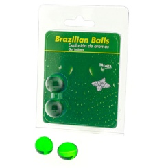 Taloka - 5 brazilian balls värisevä & shock effect exciting gel