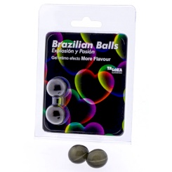 Taloka - 2 brazilian balls cold & värinä effect exciting gel