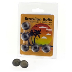 Taloka - 2 brazilian balls mansikka &  kirsikka intimate gel