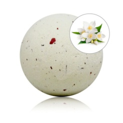 Taloka - jasmine scented kylpy bomb with ruusunpunainen petals