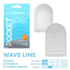 Tenga - Wave Line Pocket Masturbaattori