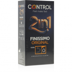 Control - duo natura 2-1 preservative + gel 6 units