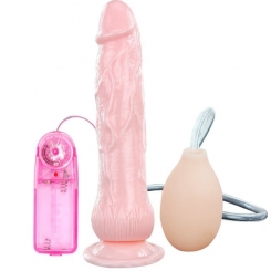 Diversia - joustava värisevä dildo  purppura 20.5 cm -o- 4.2 cm