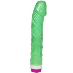 Waves Of Pleasure Vibrator Green 23 Cm