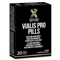 X power - vialis pro erection enhancing capsules 20 units